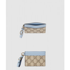 구찌 GG 엠블럼 스트랩 카드 케이스 819121