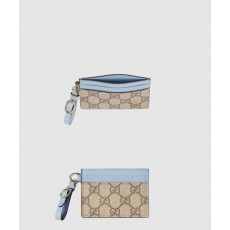 구찌 GG 엠블럼 스트랩 카드 케이스 819121