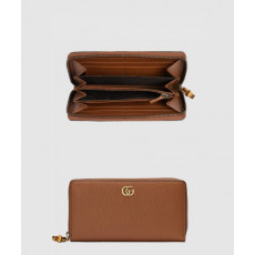구찌 장지갑 대나무 더블 G 지퍼 지갑 739499