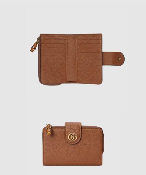 구찌 더블 G 뱀부 지갑 미디엄 739498