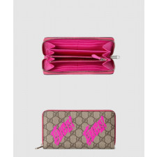 구찌 투톤 GG 모노그램 지퍼 장지갑 835324