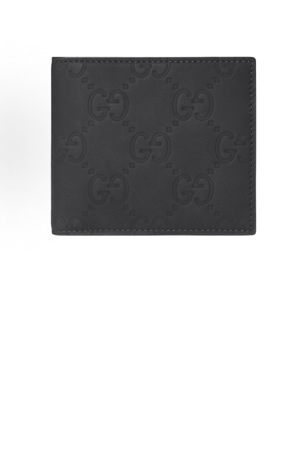 구찌 GG 더블 접이식 고무 가죽 지갑 771311