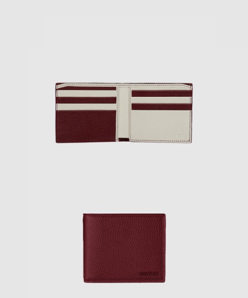 구찌 내부 투톤 플랩 지갑 로고 지갑 817019