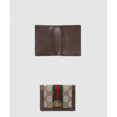 구찌 금장 로고 오피디아 GG 카드지갑 734940