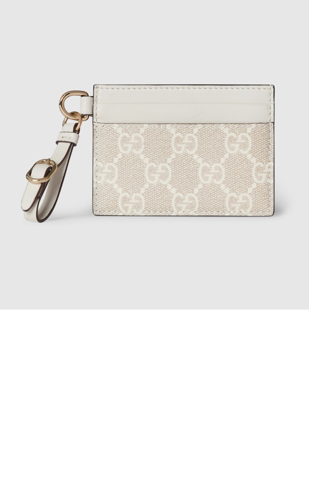 구찌 GG 엠블럼 스트랩 카드 케이스 819121