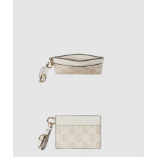 구찌 GG 엠블럼 스트랩 카드 케이스 819121