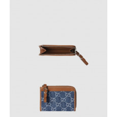 구찌 GG 엠블럼 지퍼 카드 케이스 821804