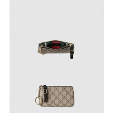 구찌 GG 엠블럼 캔버스 키 케이스 819113