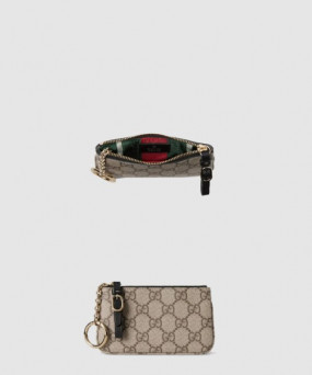 구찌 GG 엠블럼 캔버스 키 케이스 819113