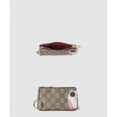 구찌 고양이 디테일의 GG 키 케이스 818768