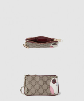 구찌 고양이 디테일의 GG 키 케이스 818768