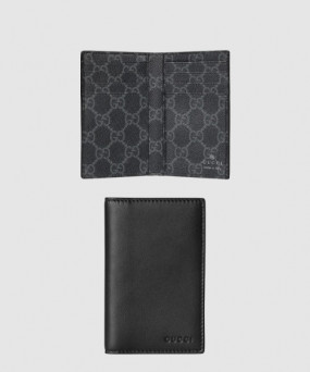 구찌 GG 엠블럼 바이폴드 엠보스 카드 케이스 818953