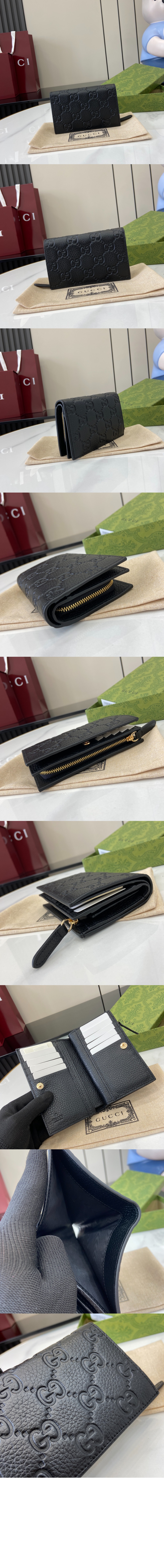 구찌 GG 엠블럼 미디엄 지갑 815874