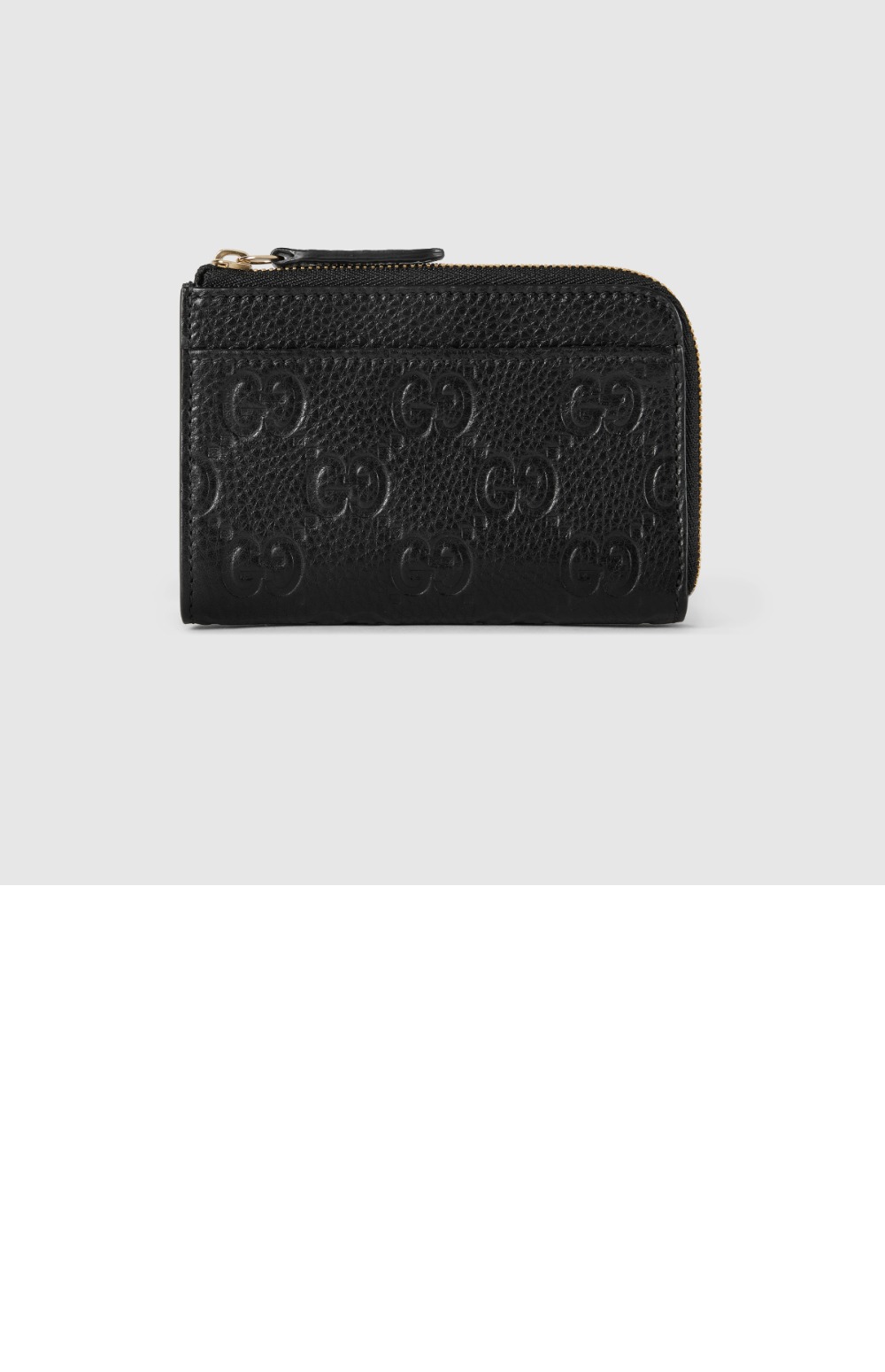 구찌 GG 엠블럼 지퍼 카드 케이스 815936