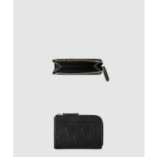 구찌 GG 엠블럼 지퍼 카드 케이스 815936