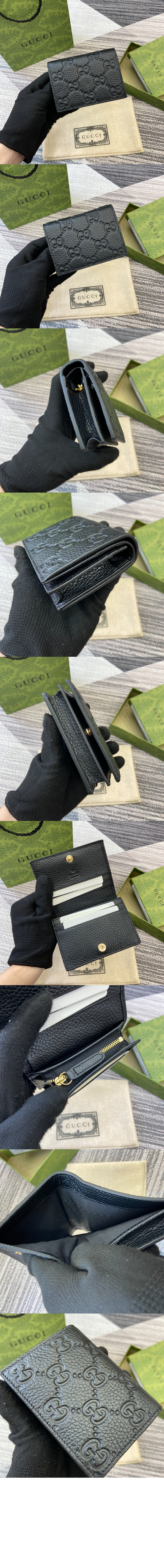 구찌 GG 엠블럼 미니 지갑 815901