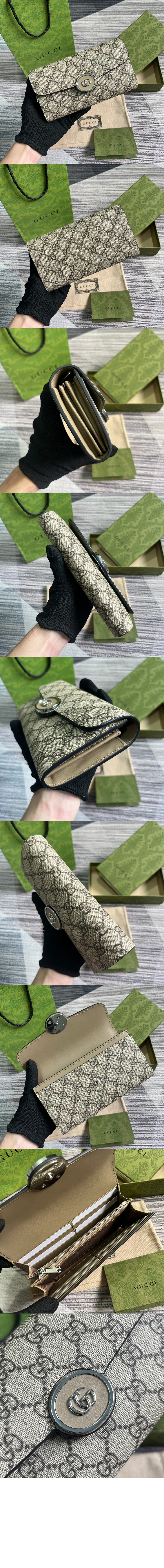 구찌 쁘띠 GG 장지갑 762167