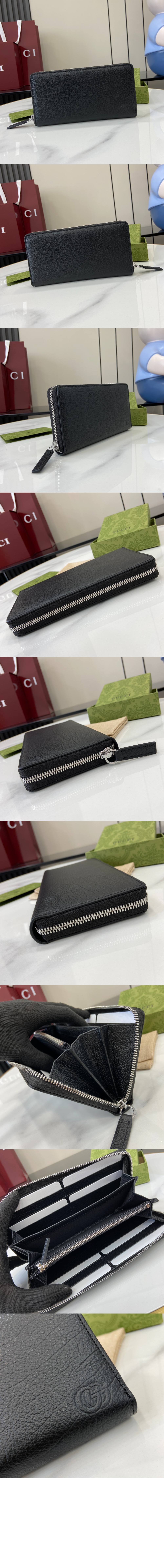 구찌 GG 디테일 지퍼 지갑 800180