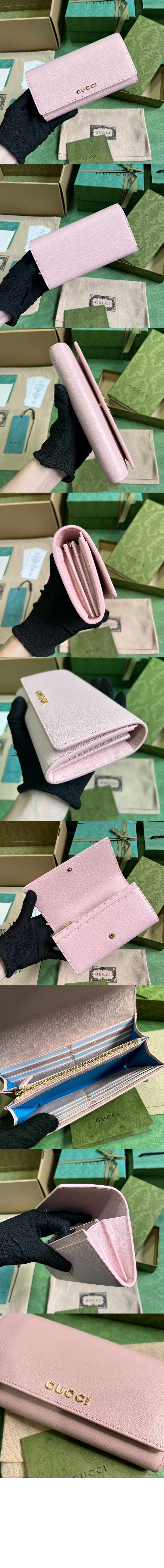 구찌 스크립트 장지갑 772638