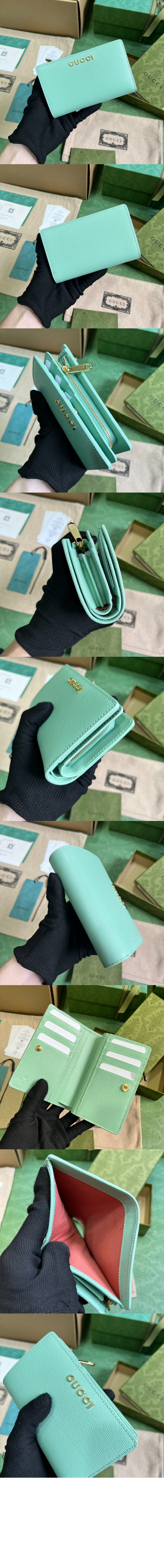 구찌 스크립트 지퍼 지갑 772640