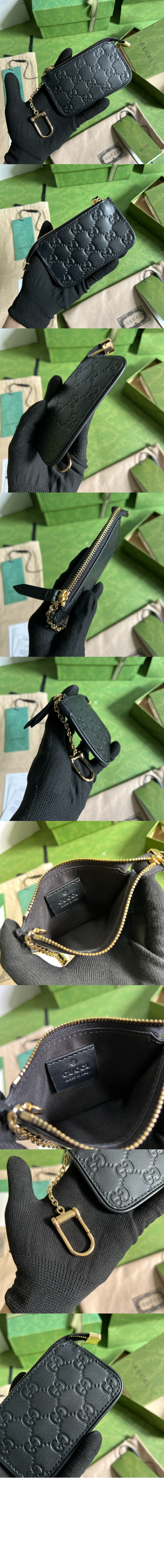 구찌 시그니처 키 지갑 447964