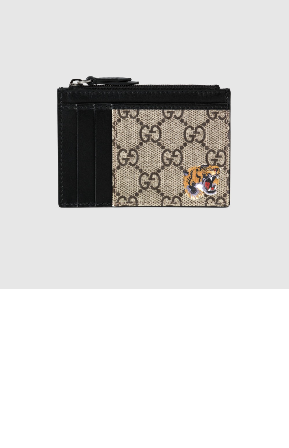 구찌 타이거 프린트 카드 케이스 지갑 597555
