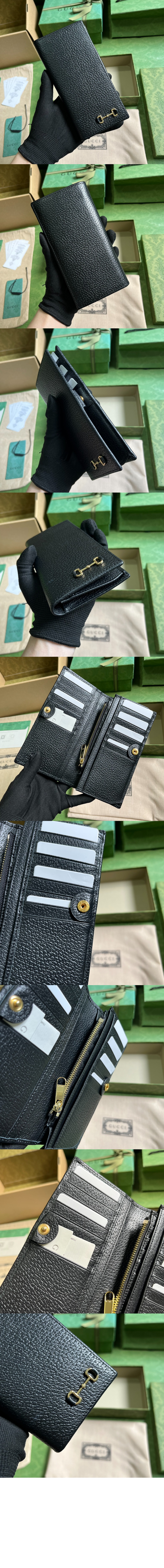 구찌 홀스빗장지갑 746038