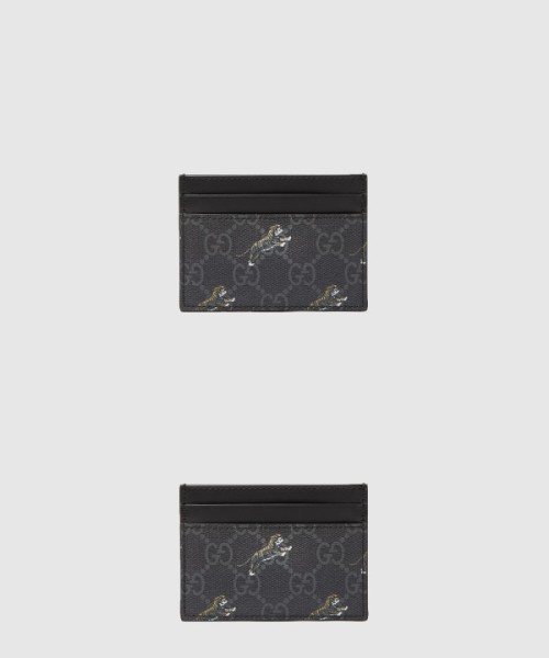 구찌 타이거 프린트 카드 지갑 584710