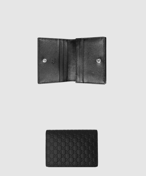 구찌 마이크로시마 플랩 카드지갑 790055