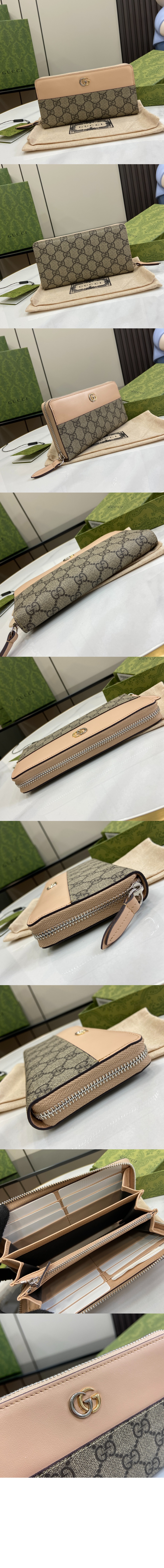 구찌 GG 마몬트 집업 지갑 슈프림 790057