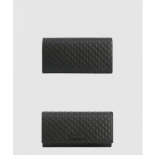 구찌 GG 마이크로시마 레더 플랩 장지갑 449396