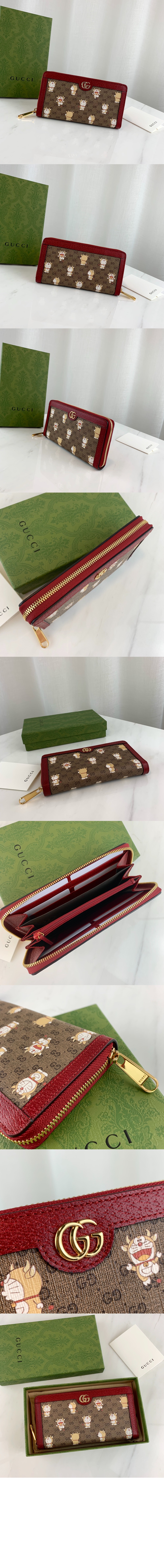 구찌 Doraemon x Gucci 지퍼월렛 647787