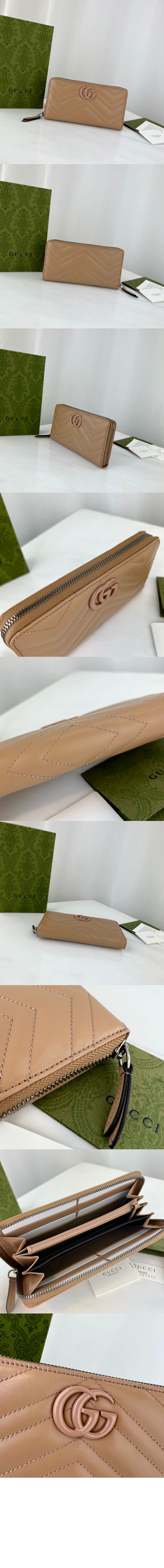 구찌 GG 마몽 지퍼월렛 443123