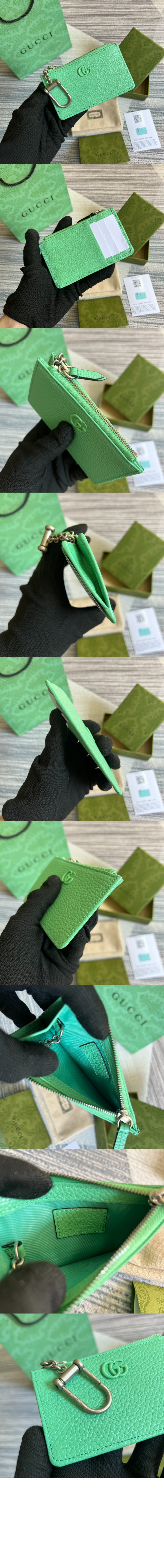 구찌 GG 마몽 키체인 카드지갑 701070