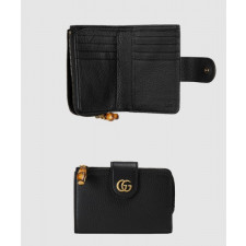 구찌 뱀부 미디엄 더블 G 지갑 739498