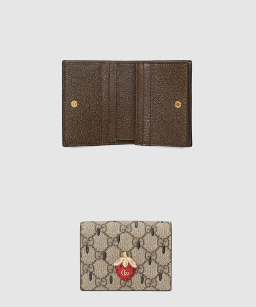 구찌 더블 G 스트로베리 카드지갑 726247