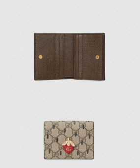 구찌 더블 G 스트로베리 카드지갑 726247