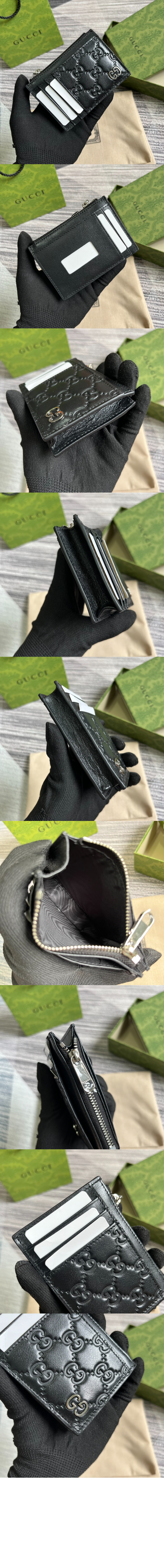 구찌 시그니처 카드지갑 597560