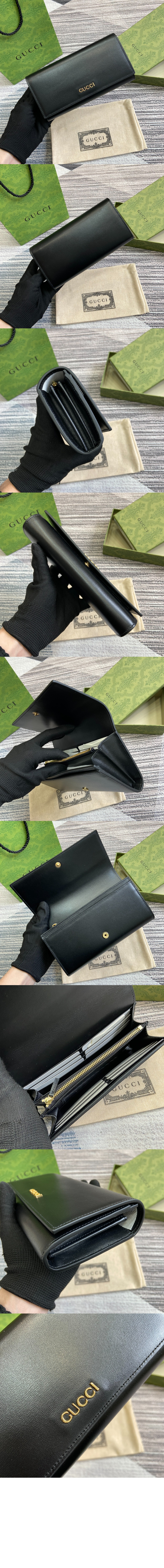 구찌 스크립트 장지갑 772638