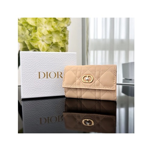 디올 졸리 글리신 월릿 베이지 11 X 7.5 X 2.5 CM