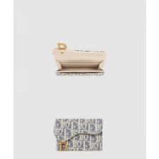 디올 Saddle Bloom 카드 지갑 S5611