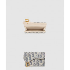 디올 Saddle Bloom 카드 지갑 S5611