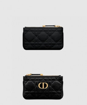 디올 Dior Caro Myrte 지퍼 열쇠 케이스 S5158