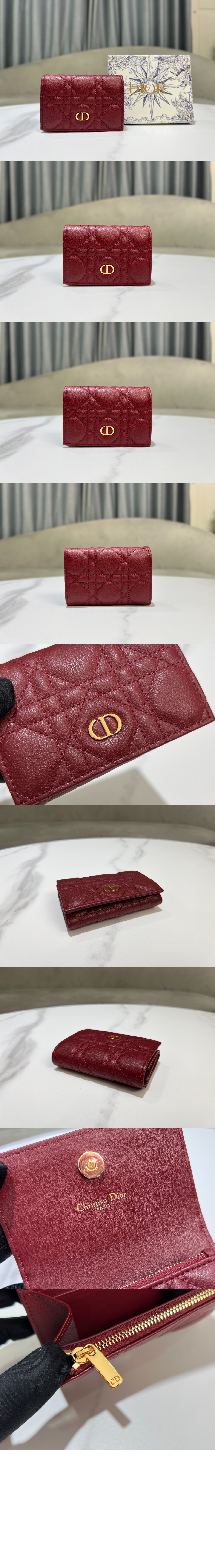 디올 Dior Caro Glycine 지갑 S5132