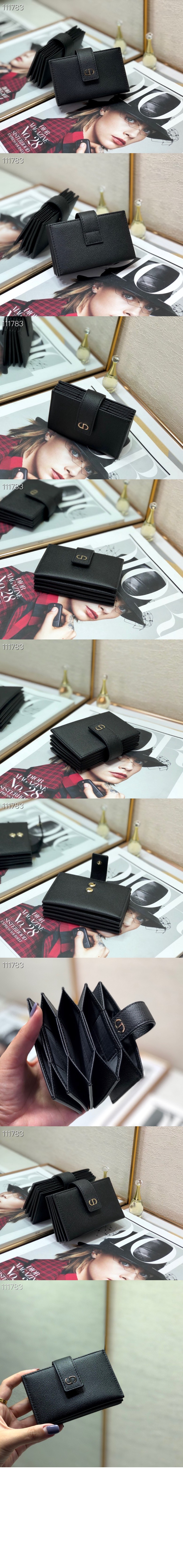 디올 30 몽테인 5-거싯 카드지갑