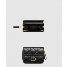 디올 컴팩트 지퍼 반지갑 S5032