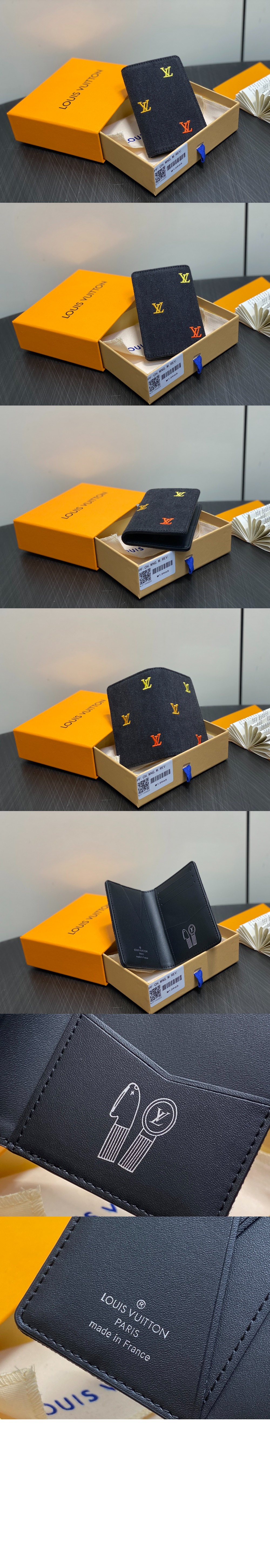 루이비통 포켓 데님 카드지갑 M14148