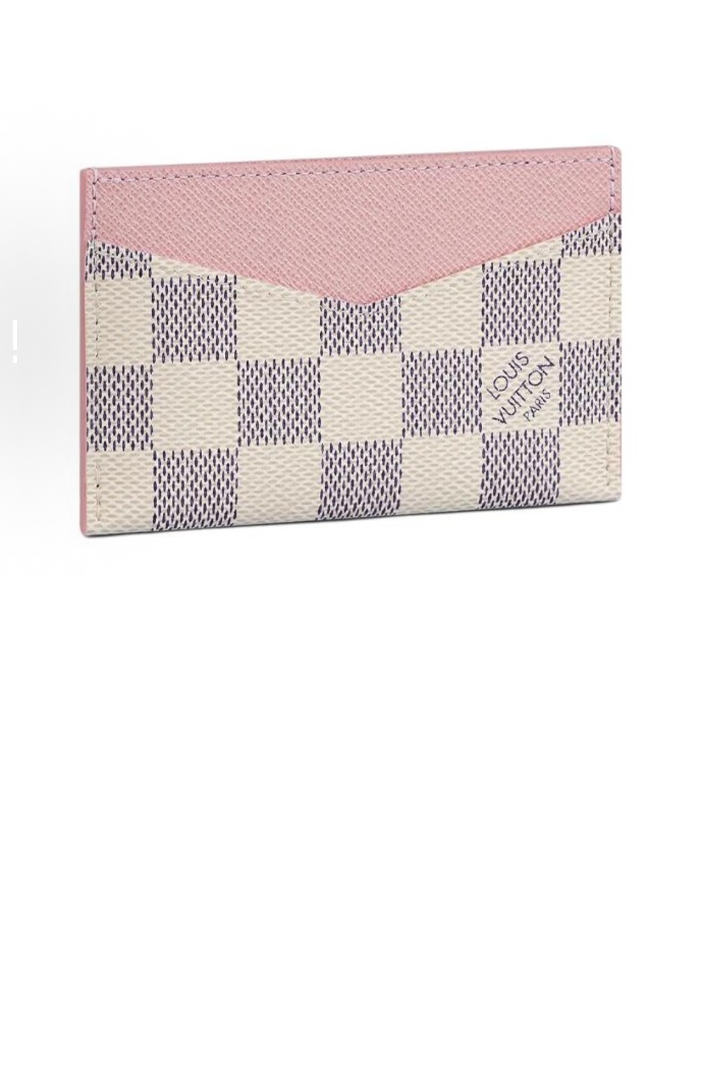 루이비통 체크 바둑판 카드 지갑 M60286