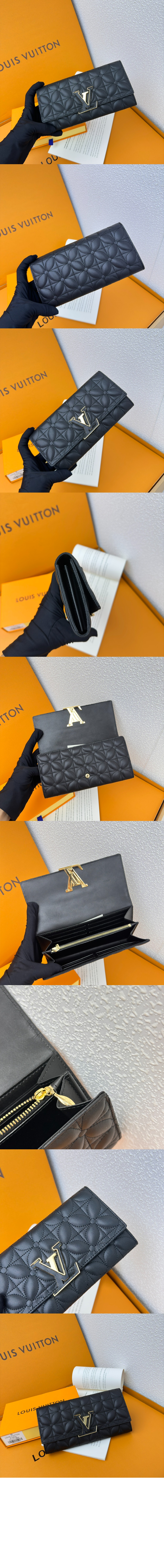 루이비통 롱 누빔 스몰 양가죽 지갑 M68590