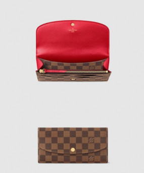 루이비통 에밀리 월릿 다미에 에벤 장지갑 N63544